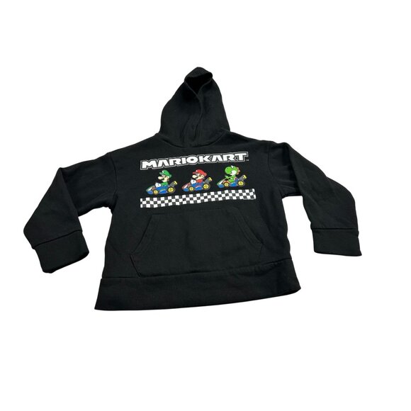 Old Navy Other - Mario Kart Kids Hoodie Black S (6-7) Old Navy Cotton/Polyester Blend